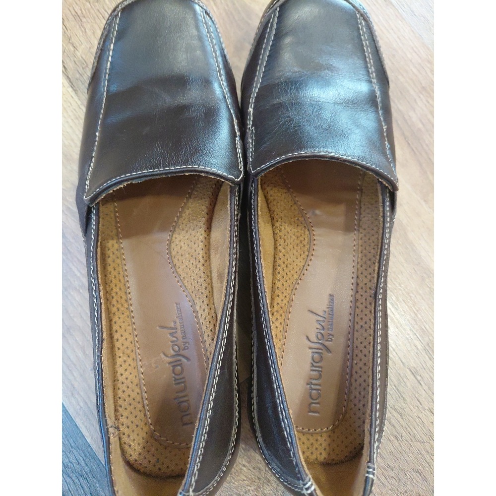 Naturalizer Loafer‎ Y2k Womens  7.5  Camilla Square Toe Slip On Shoes. New - Picture 5 of 7